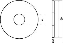 Шайба DIN 1052 - размеры, характеристики.