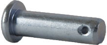 DIN 1444 — штифт цилиндрический (палец цилиндрический) с отверстиями под шплинт с плоской головкой.