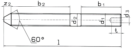 DIN 797. Болт фундаментный анкерный чертеж